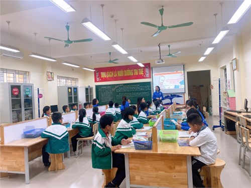 Hưởng ứng tuần lễ học tập suốt đời của chi Đoàn trường Tiểu học Kim Sơn
